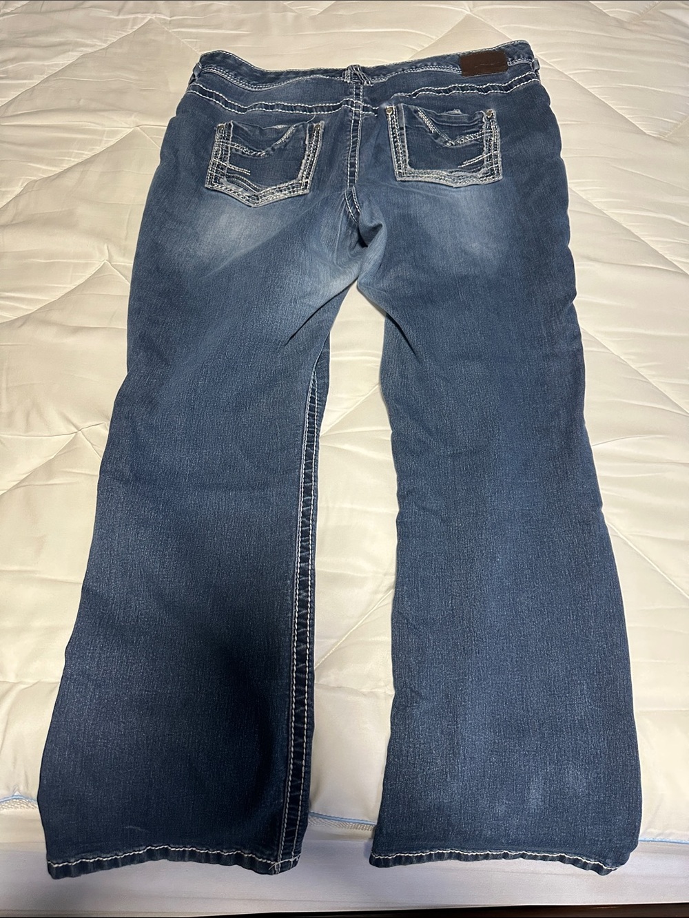 Maurices Dark Blue Boot Cut Stretch Jeans